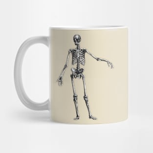 Funny weird skeleton torso Halloween Mug